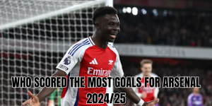 who scored the most goals for arsenal 202425